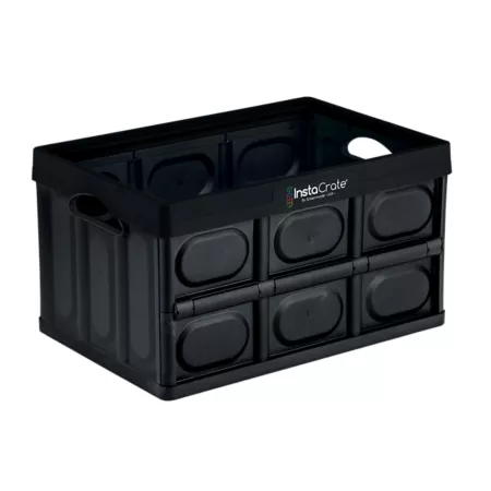 Greenmade Instacrate Foldable Crate Black Storage Bins