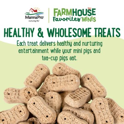 Image showing 5 th Farmhouse Favorites Peanut Butter Flavor Mini Pig Treats, 3 lb.