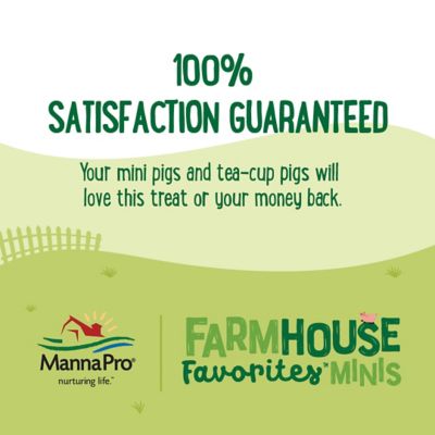 Image showing 6 th Farmhouse Favorites Peanut Butter Flavor Mini Pig Treats, 3 lb.