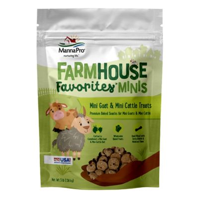 Farmhouse Favorites Mini Goat and Mini Cattle Treats, 3 lb.