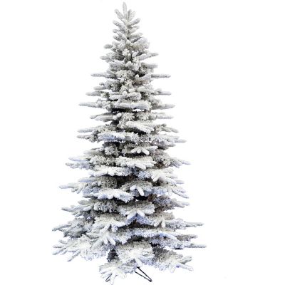 Christmas Time 6.5 ft. White Pine Snowy Artificial Christmas Tree, CT-WP065-NL