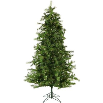 Christmas Time 7 ft. Colorado Pine Artificial Christmas Tree with Clear Smart String Lighting, CT-CP070-SL