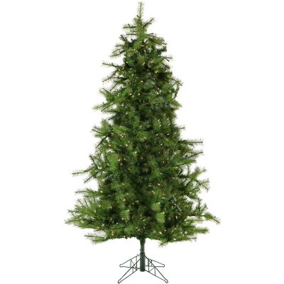 Christmas Time 7 ft. Pre-Lit Colorado Pine Artificial Christmas Tree, Clear Smart Lights