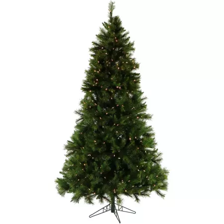 Christmas Time 7.5 ft Pennsylvania Pine Artificial Christmas Tree with Smart Clear String Lights CT-PA075-SL Artificial Christmas Trees