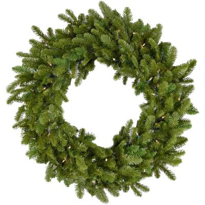 Christmas Time 36 in. Greenland Artificial Holiday Wreath, CT-GL036W-LED