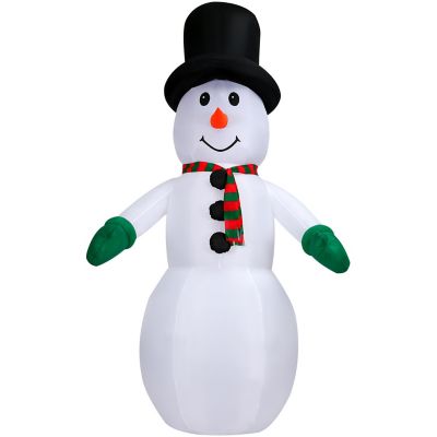 Fraser Hill Farm 10 ft. Pre-Lit Snowman Inflatable