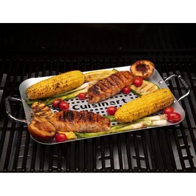Image showing  14.5 x 10 in. Non-Stick Grill Basket