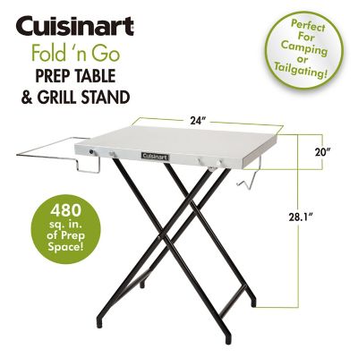 Image showing  Fold 'N Go Prep Table and Grill Stand