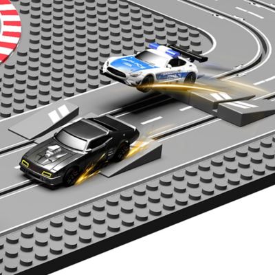 Jupiter Creations Micro Slot Racing Movie Chase Track, 30 pc.
