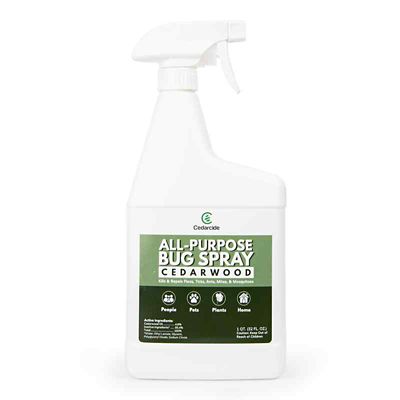 Cedarcide All-Purpose Bug Spray, Cedarwood, 1 qt.