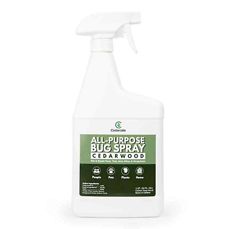Cedarcide All-Purpose Bug Spray, Cedarwood, 1 qt.