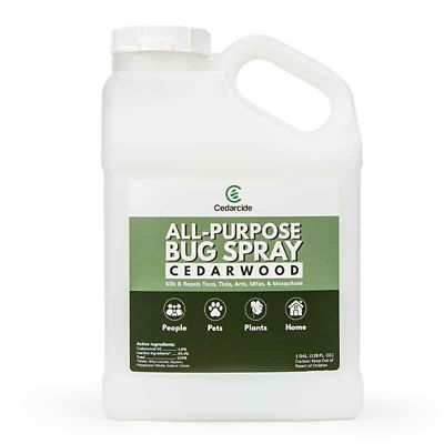 Cedarcide All-Purpose Bug Spray, Cedarwood, 1 gal.