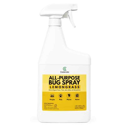Cedarcide All-Purpose Bug Spray, Lemongrass, 1 qt.
