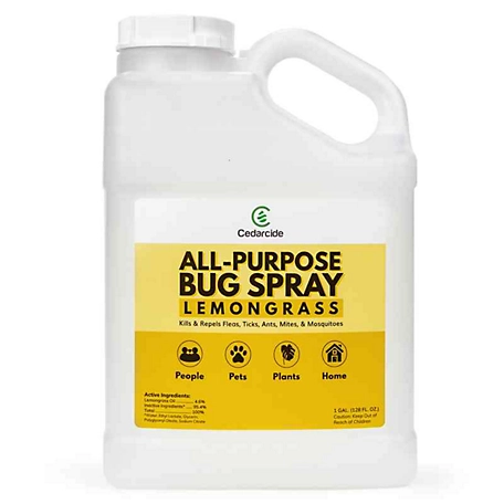 Cedarcide All-Purpose Bug Spray, Lemongrass, 1 gal.