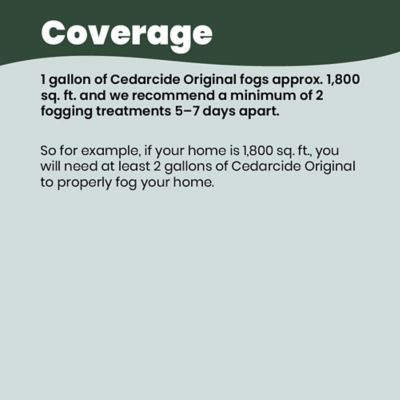Image showing  Indoor Fogging Kit with Cedarcide Original for Mites, Fleas, Ants and More, 3 gal.