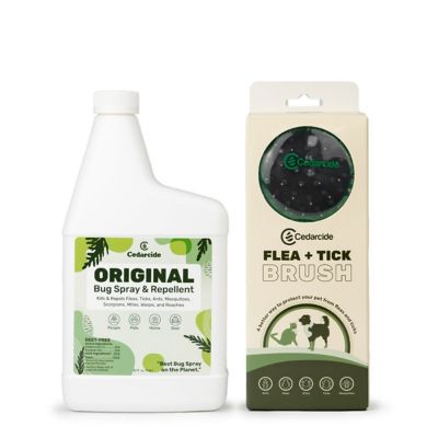 Cedarcide 16 oz. Flea and Tick Pet Brush with Cedarcide Original at Tractor Supply Co