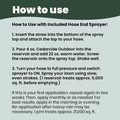 Image showing  1 qt. Outdoor Bug Control (PCO Choice Concentrate), Cedarwood, Refill