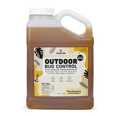 Cedarcide Outdoor Bug Control (PCO Choice Concentrate), Lemongrass, 1 gal. Refill (No Sprayer)