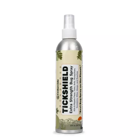 Cedarcide Tickshield Extra Strength Bug Spray Cedarwood 8 oz. Insect Repellent