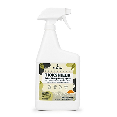 Cedarcide Tickshield Extra-Strength Bug Spray - Cedarwood - Quart