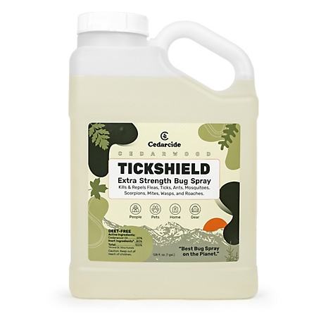 Cedarcide Tickshield Extra-Strength Bug Spray, Cedarwood, 1 gal.