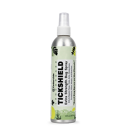 Cedarcide Tickshield Extra-Strength Bug Spray, Lemongrass, 8 oz.
