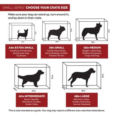 Image showing  DWELL Series 1-Door Metal Pet Crate with Sliding Door