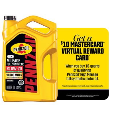 Pennzoil Full Synthetic High Mileage 0W20, 550069988