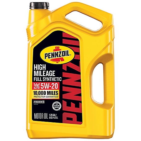Pennzoil Full Synthetic High Mileage 5W20, 550069990