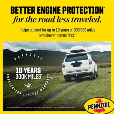 Image showing 5 th Pennzoil 5 qt. 5W-20 High Mileage Full Synthetic Oil