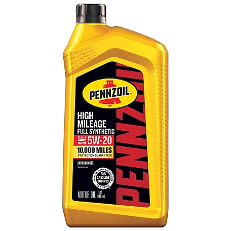 Pennzoil High Mileage Full Synthetic 5W20, 550069991