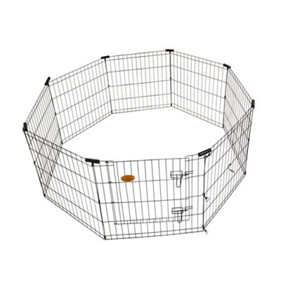 KennelMaster 24 in. H Exercise Pen with Door, EX8PEN2424