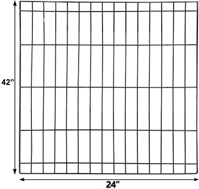 Image showing  Indoor/Outdoor Pet Exercise Pen with Door, 42 in.