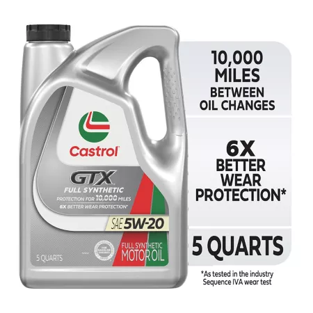 Castrol 5 quarts 5W-20 GTX Full Synthetic Oil Motor Oils