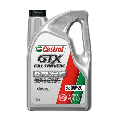 Castrol GTX Full Synthetic 0W20 5 qt., 15E725