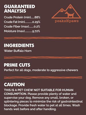 Image showing  All-Natural Small Water Buffalo Horns Dog Chews