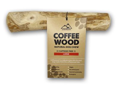 peaksNpaws All-Natural Caffeine-Free Coffee Wood Large Dog Chew Treats