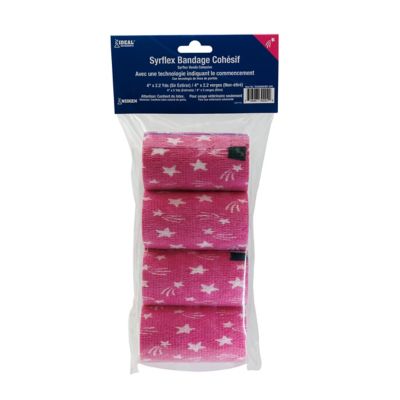 Image showing  Cohesive Horse Bandage, Stars, 4-Pack