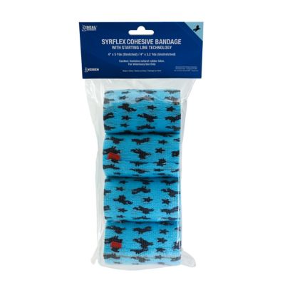 Image showing  Cohesive Horse Bandage, Unicorn, 4-Pack