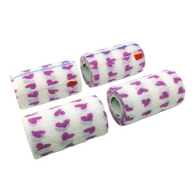 SyrFlex Cohesive Bandage 4 Pack Hearts, TA3400WHIP-4PK