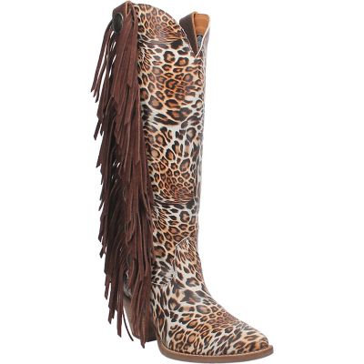 Dingo Women's Cheetah Cowgirl Boots GREAT FUNKY BOOTS