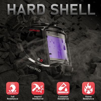 Image showing 8 th YesWelder 3.66 x 3.93 in. 5-9/9-13 Shade Welding Helmet, LYG-M800HP