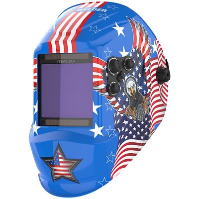 YesWelder Welding Helmet, LYG-M800H-B