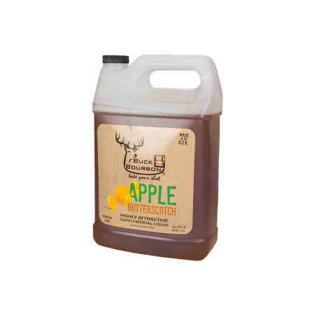 Buck Bourbon 1 gal Apple Butterscotch Supplemental Liquid Attractant NY Game Attractants