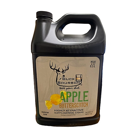 Buck Bourbon Apple Butterscotch Supplemental Liquid Attractant-1 gal. (NY)