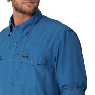 Image showing  Men's Performance Long-Sleeve Snap-Front Shirt