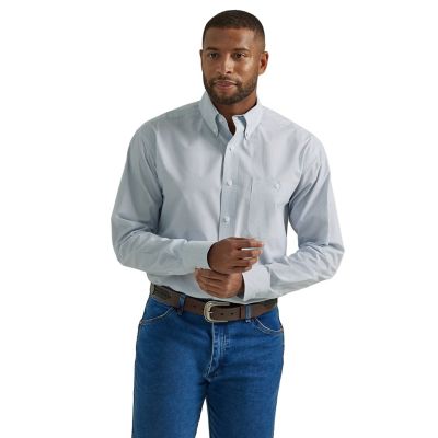 Wrangler Men's George Strait Print Long-Sleeve Button-Down Shirt
