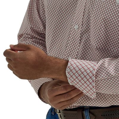 Image showing  Men's George Strait Print Long-Sleeve Button-Down Shirt