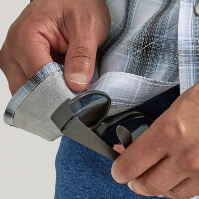 Image showing 6 th Wrangler Men's Performance Long-Sleeve Snap-Front Shirt