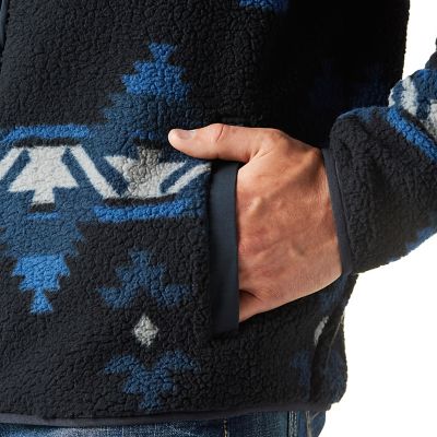 Image showing  Men's Zip-Front Sherpa Jacket